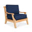 Sonoma Teak Club Chair With Cushion In Antique Beige-931990358-931990356