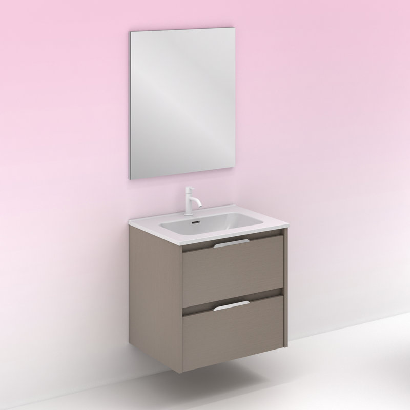 Vanity & Mirror Set, Sand Smoke