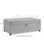 Grand repose-pieds de rangement avec roulettes Modern-102068348