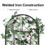 Cadmoin 210cm H x 50cm W Metal Lattice Panel Trellis