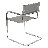 Mart Stam Cantilever Armchair Arm Chair w/ Chrome-Plated Steel Frame (Various Bonded Leather Colors)-1624371525