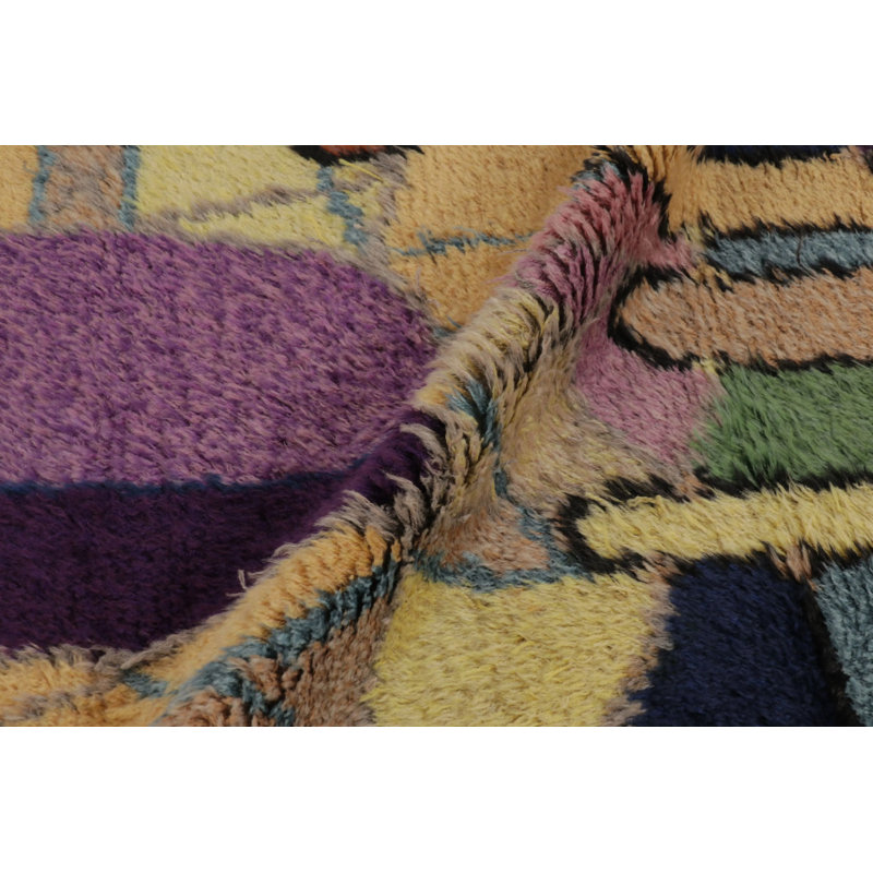 Vintage One-of-a-Kind 3'9" x 6'4" Hand Knotted Area Rug