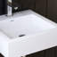 Petit lavabo de salle de bain mural 19 po Chloe Medunjess