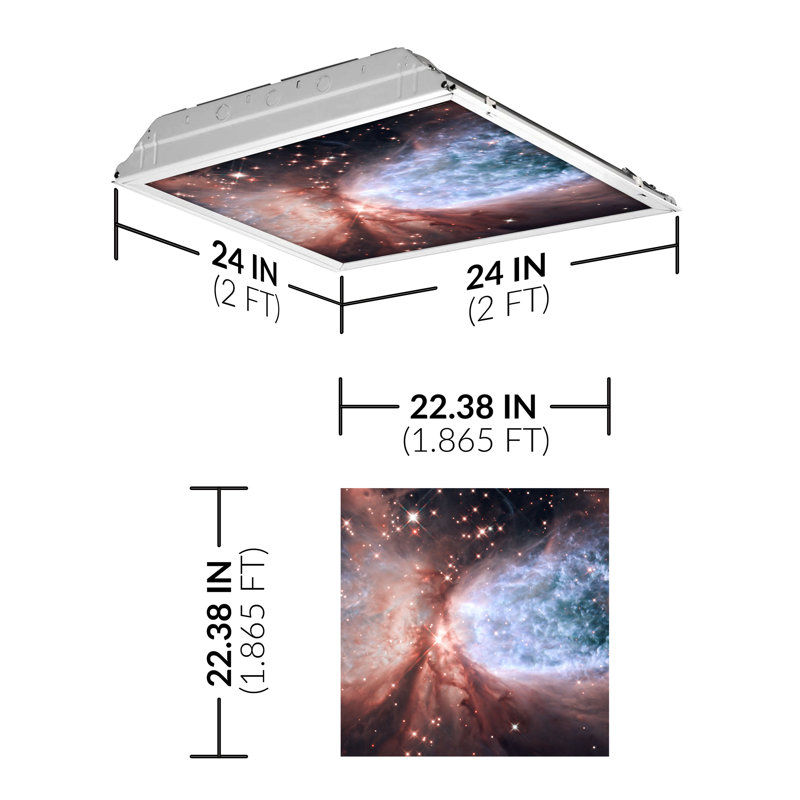 Housse pour éclairage décoratif flexible astronomique