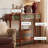 Retro Nut-Brown Solid Wood Console Table