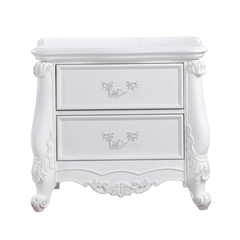 Latisha White Gloss Bedside Table