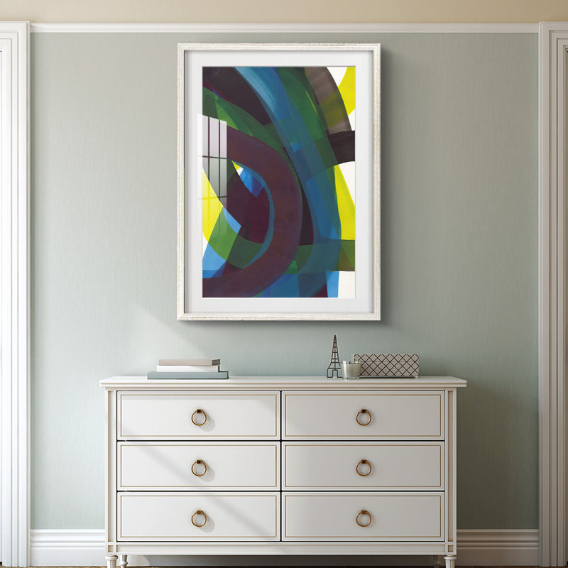 «CoolNeautic II», reproduction encadrée, H 19,5 po x l 16,5 po, Blanc