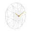 Acctim Wall Clock Quartz Metal Geometric Wire Frame Open Dial 30cm-42938167