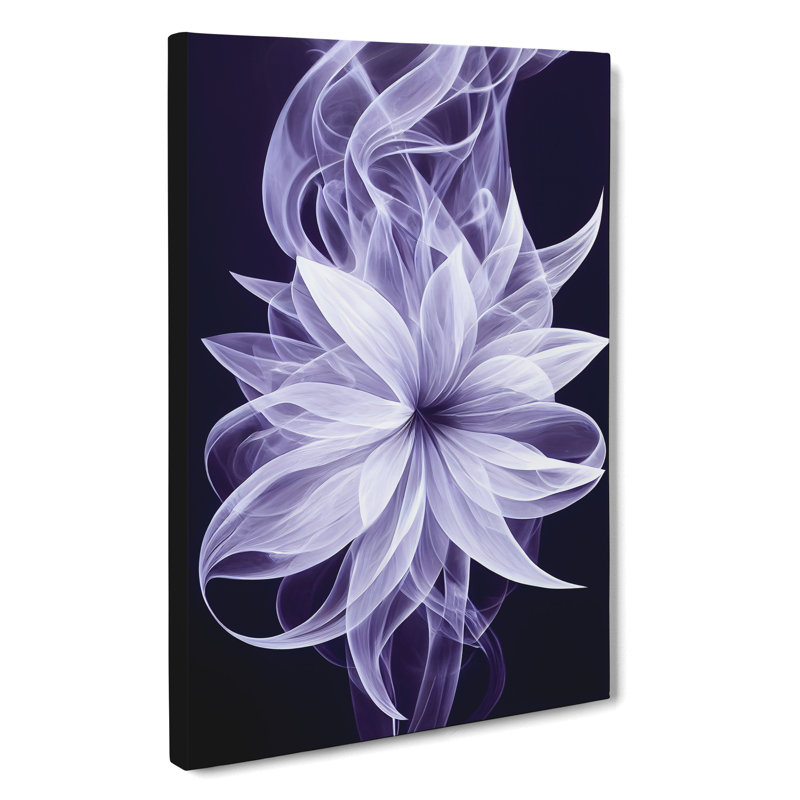 Striking Flower - Wall Art, 60cm H x 40cm W x 3cm D, Wrapped Canvas