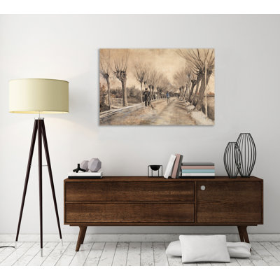 «Road in Etten» par Vincent Van Gogh - reproduction d'art sur toile tendue