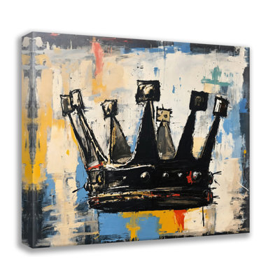 Crown 5-Homage-Basquiat  Giclee on Gallery Wrapped Canvas