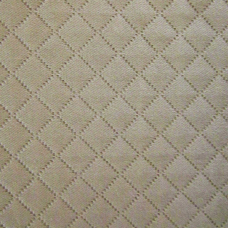 Diamante Solid Color 100% Cotton Sham, Euro, Candlelight