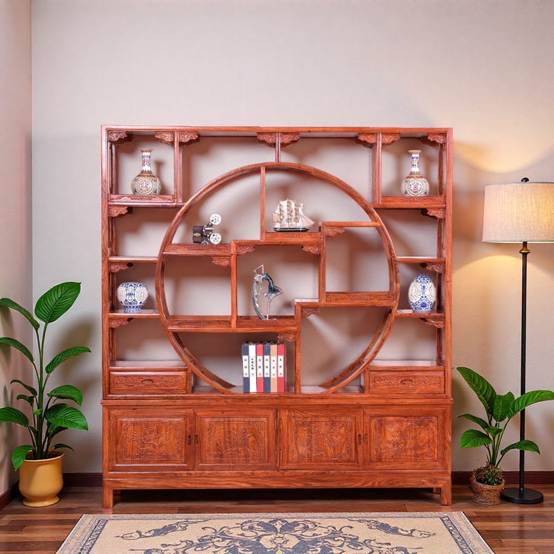 Nouvelle bibliothèque rétro classique chinoise