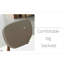 Simple ash wood sintered stone dining table set-111027095