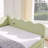 Gingham Daybed Storage Drawers USB Port Wave Shaped-319670703-319670698