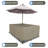 HeavyDuty Multipurpose Waterproof Outdoor Rectangle Dining Table &Chair Set Cover with Umbrella Hole-1844352403-1844352400