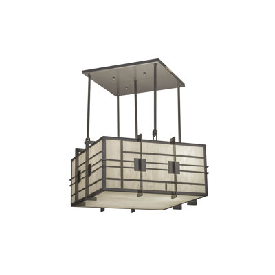 Luminaire suspendu carré 24 po