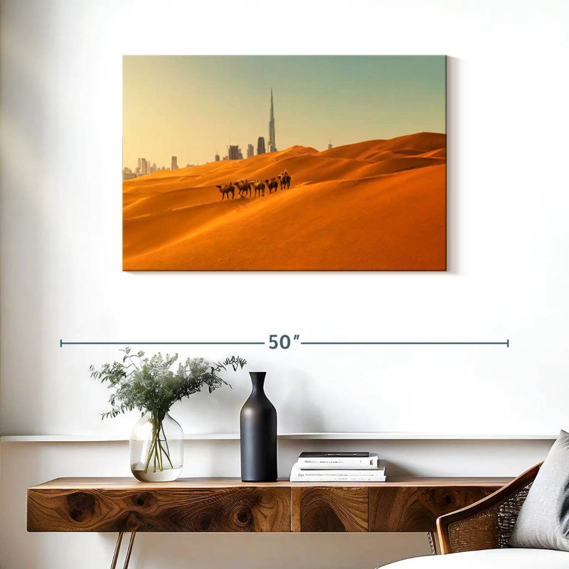 Chameaux d'Alvord à Dubaï, H 24 po x l 36 po
