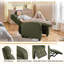 Canapé inclinable réglable moderne en tissu avec siège et dossier plus épais-211674176