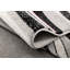 Tapis de couloir à motif abstrait moderne Collection Branch - gris-709621649