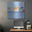 Beachcrest Home ™ «Boat House Row Dark Blue Sky» par Phyllis Adams, art mural en métal-1659794843