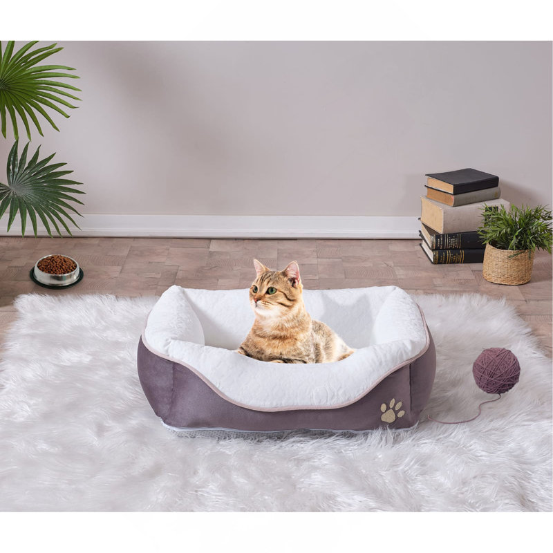 Lina Pet Bed, Anthracite Pet Bed, Large 23" L x 17" W