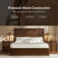 Ensemble de chambre à coucher en bois massif cannelé 3 pièces Graciana-296183276-296183277