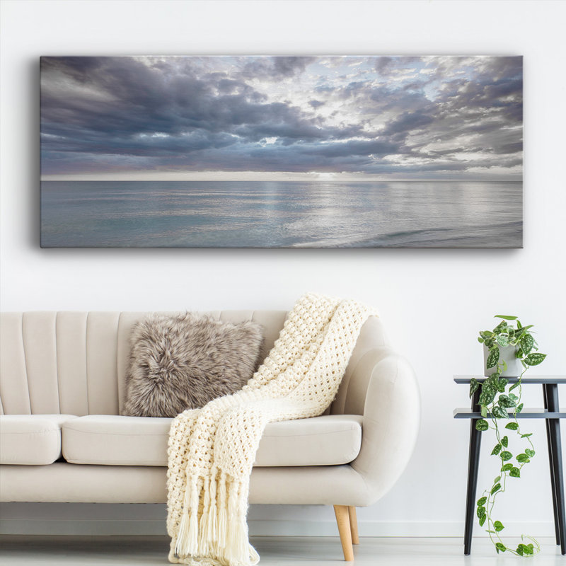 Naples sur toile, reproduction sur toile, H 24 po x l 60 po x P 1,5 po