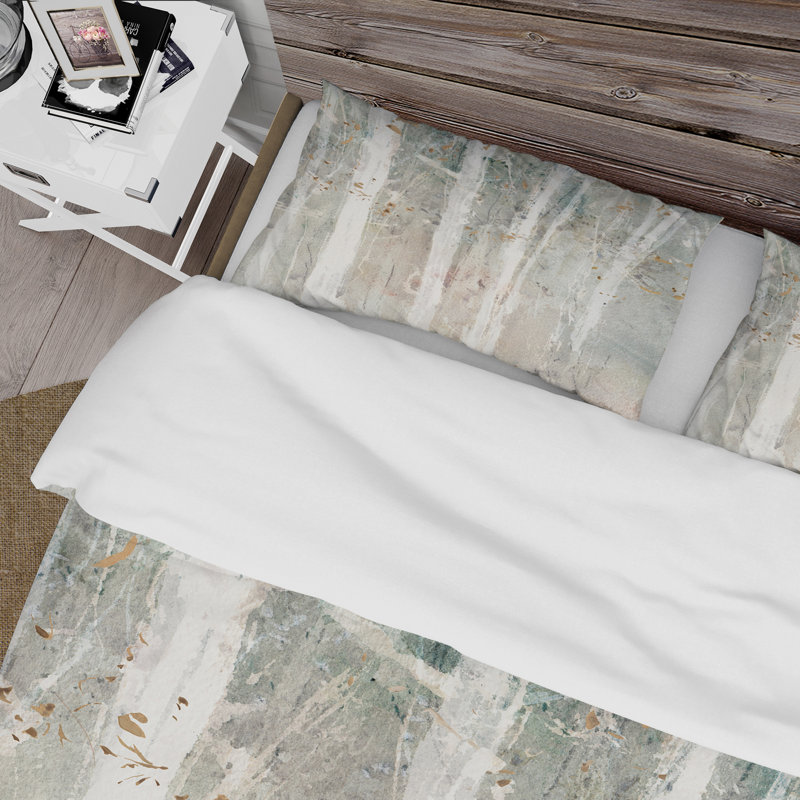 Modern & Contemporary Abstract Duvet Cover, King Duvet Cover + 2 Shams