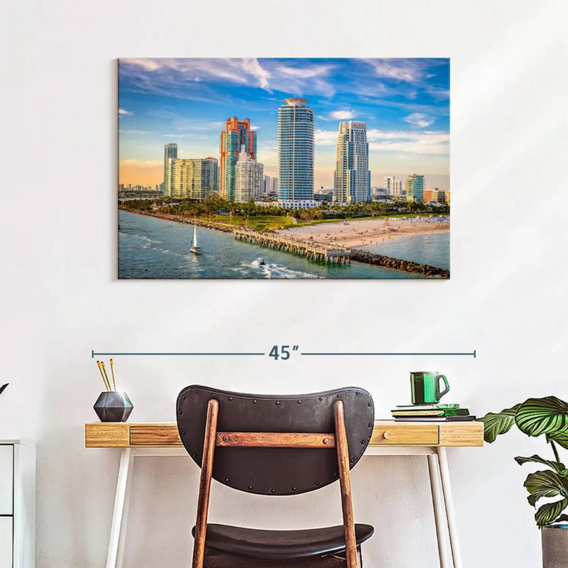 Gillard Coastal South Beach Miami, 26" H x 39" W
