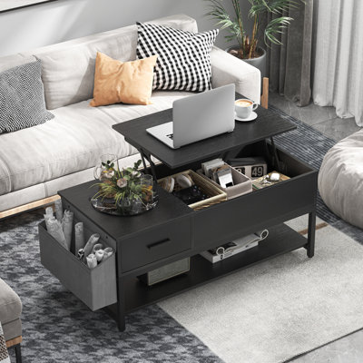 Table basse à 4 pieds avec rangement Arist