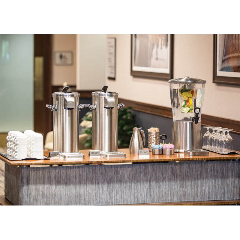 Stainless Steel 6" Beverage Dispenser Drip Tray