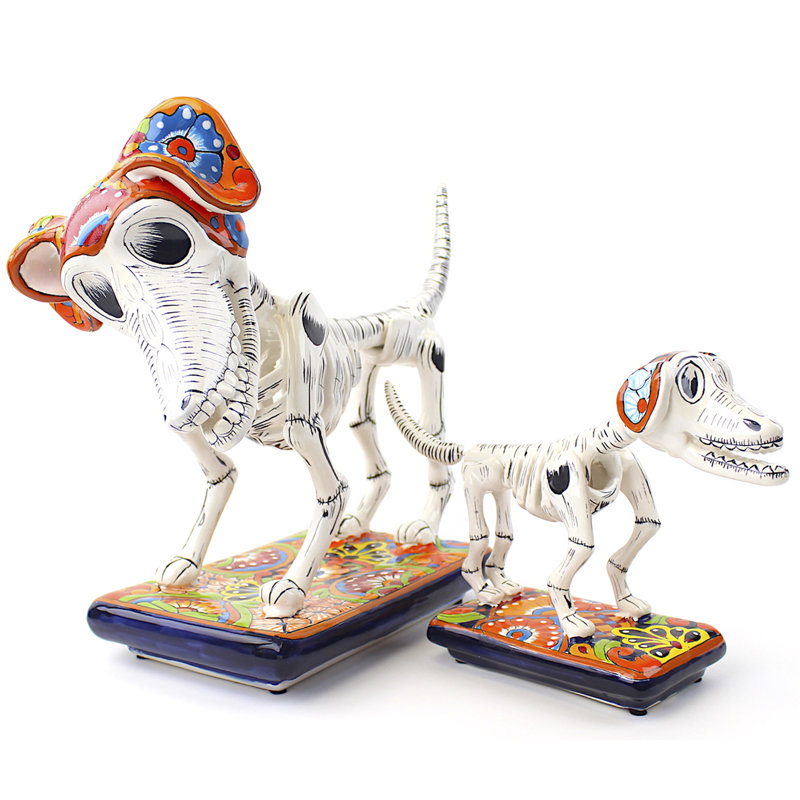Dia De Animals Figurines & Sculptures, 7" H x 4" W x 10" D
