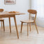 Chaise de salle à manger en bois naturel 100% sans bois-880127517-880127523