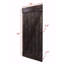 Panelled Wood Barn Door without Installation Hardware Kit-1735154072-1735154079