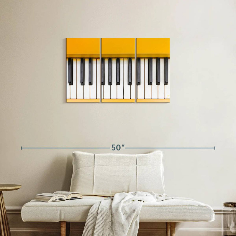 Abarca Bright Piano, 20" H x 33" W