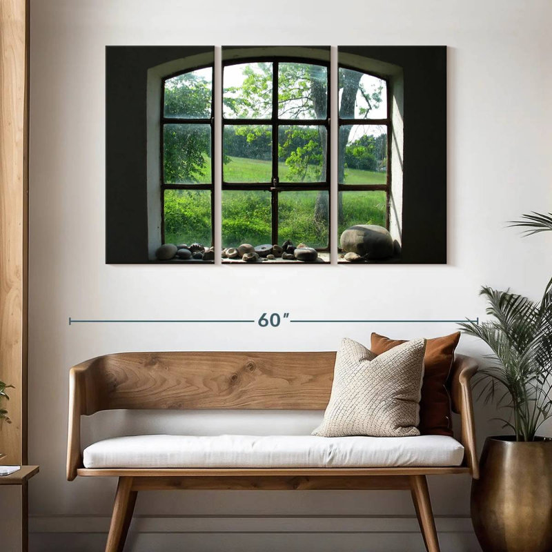 Lilie Old Stable Window, 32" H x 50" W
