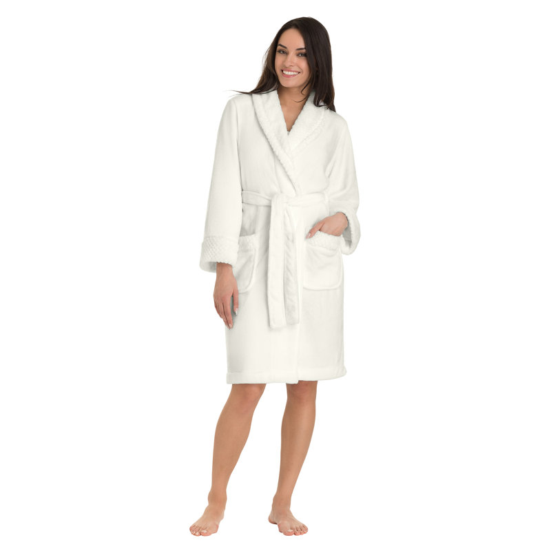 Peignoir, G / TG, Blanc cassé