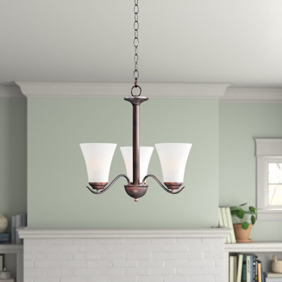 Lustre classique unique à 3 lumières Lavalley