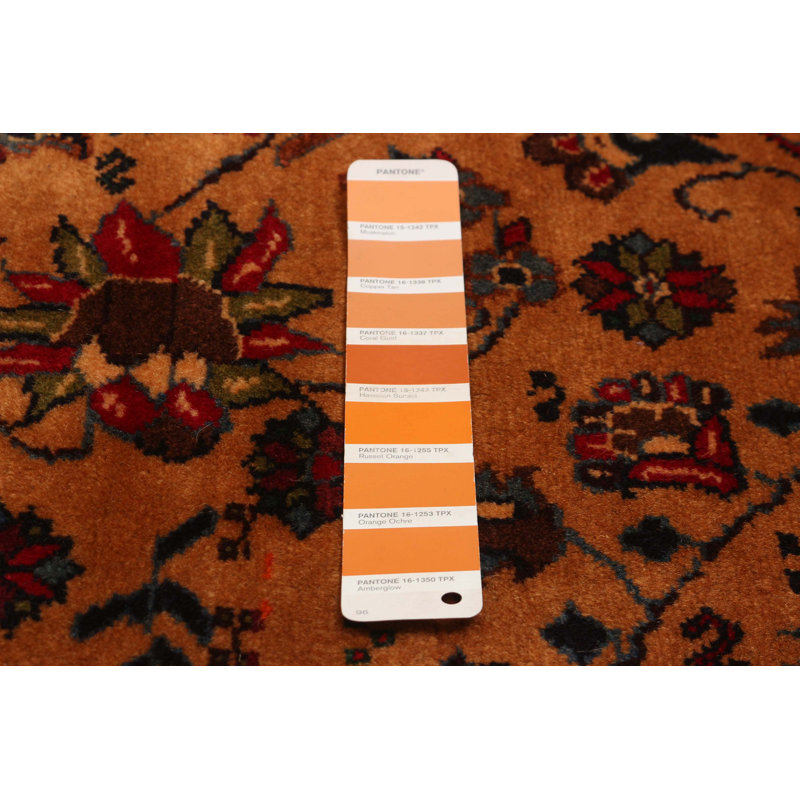Teimani Orange Rug 3'11" x 6'4"