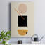 Forme simple encadrée sur toile