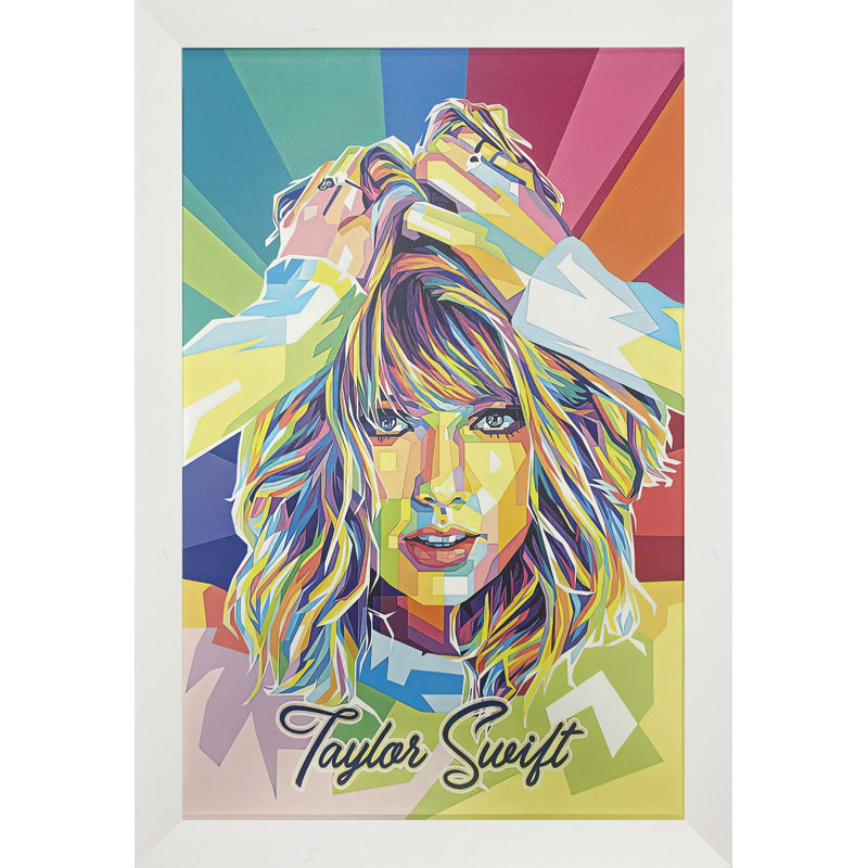 Impression sur toile encadrée Taylor Swift (33,5 po x 23,5 po)