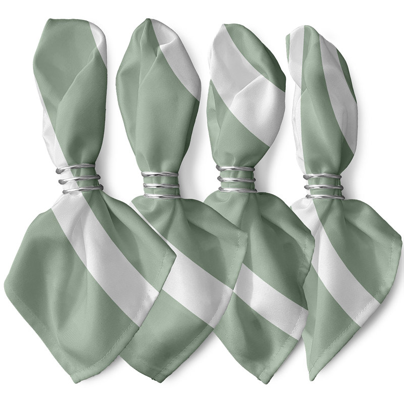 Ensemble de serviettes 4 pièces Woodmont, Céleri pâle, L 18 po x L 18 po