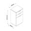 Mundi 60cm W 2 - Drawer Chest of Drawers