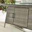 Guyapi Rattan Garden Dining Table With Smokeless Fire Pit Table & 6 Chairs-314405368
