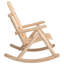 Chaise berçante d'extérieur en bois massif Sariyah-1468761420