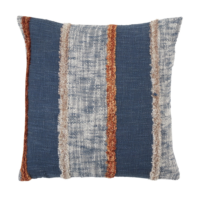 Vertical Striped Pillow Cover, Polyester/Polyfill