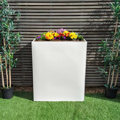 Reny Galvanised Zinc Trough Planter