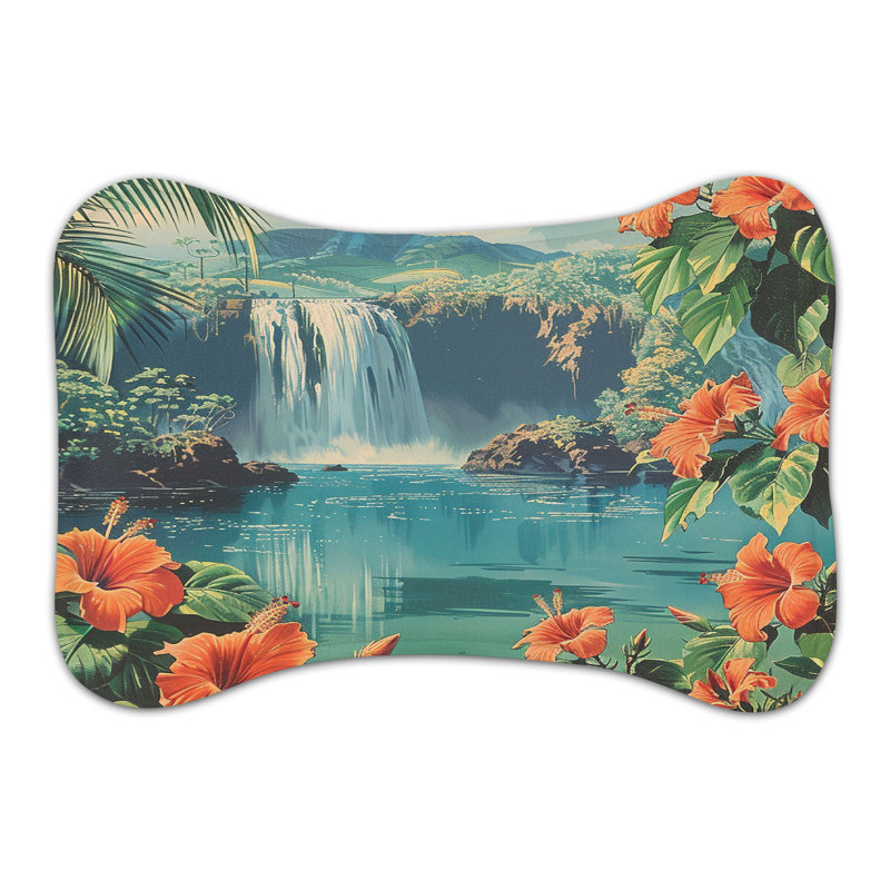 Tapis Hawaiian Streams - 1 pièce, Grand (14 po)