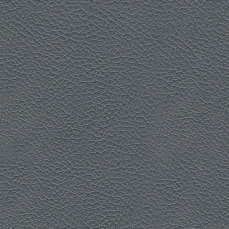 Genoa Contemporary Oversized Gray Leather & Steel Chair